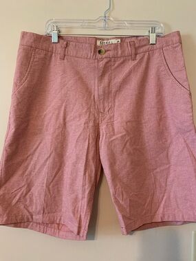 Ezekiel Men's Dusty Rose Flat Front Shorts